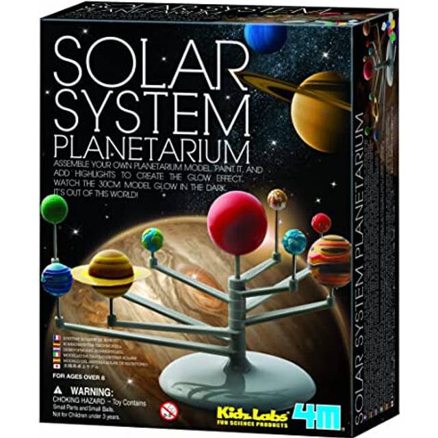 4M Solar System Planetarium - DIY Glow In The Dark Astronomy Planet Model Stem Toys Gift for Kids & Teens, Girls & Boys, Model:3427