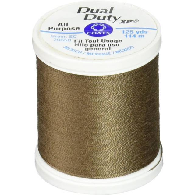 Coats Thread  Zippers Dual Duty XP General Purpose Thread  125Yard  Summer Brown