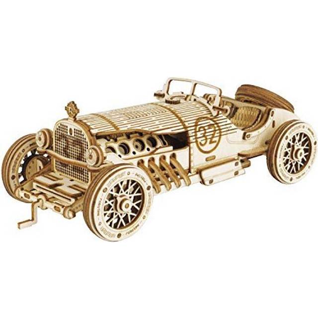 Car Model kits For Adults to Build3D Wooden Puzzle Scale Model VehicleGrand Prix Car Home Decoration Gift For Teens and Adults