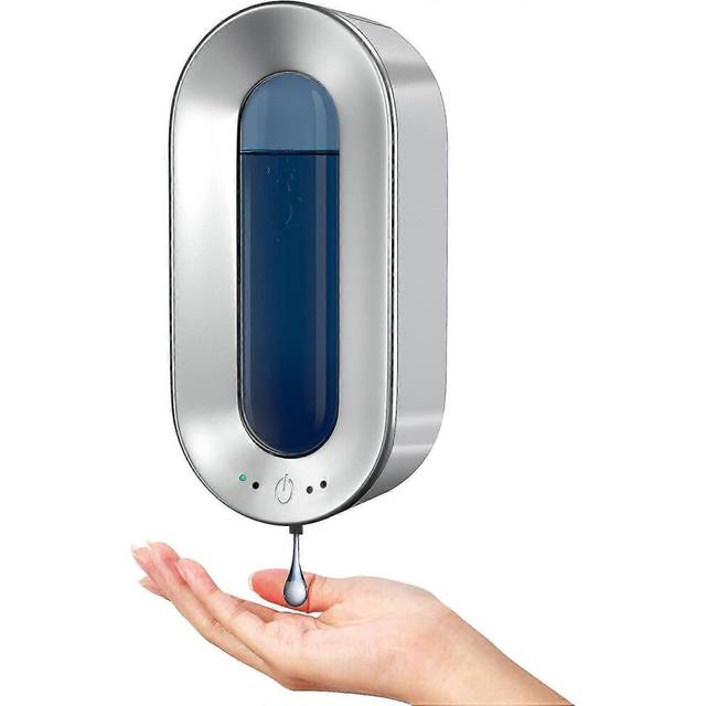 (As show, One size) automatic soap dispenser 700ml wall mounted hand sanitizer dispenser touchless battery powered waterproof gel dispenser for hotel,