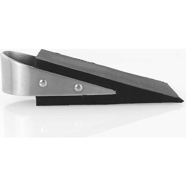 Elome Rubber Door Stopper  Heavy Duty Security Wedge Doorstop Holder Fits Wood Carpet Tile Laminate Concrete Floor for House Bed