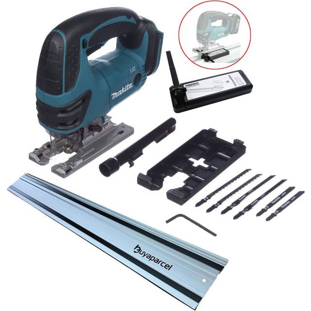 DJV180Z 18v Top Handle Jigsaw lxt Lithium Cordless + Guide Rail Adapter - Makita