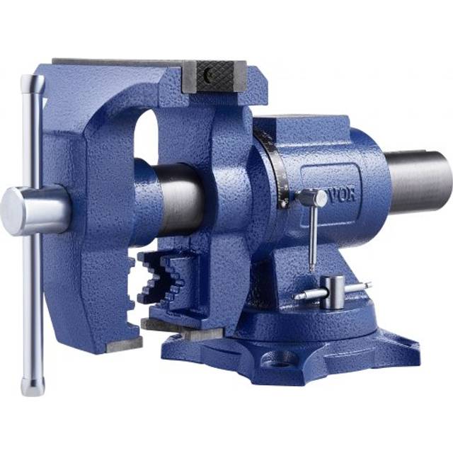 VEVOR 6-1/2" Multi-Purpose Bench Vise Heavy Duty Ductile Iron 360° Swivel Base