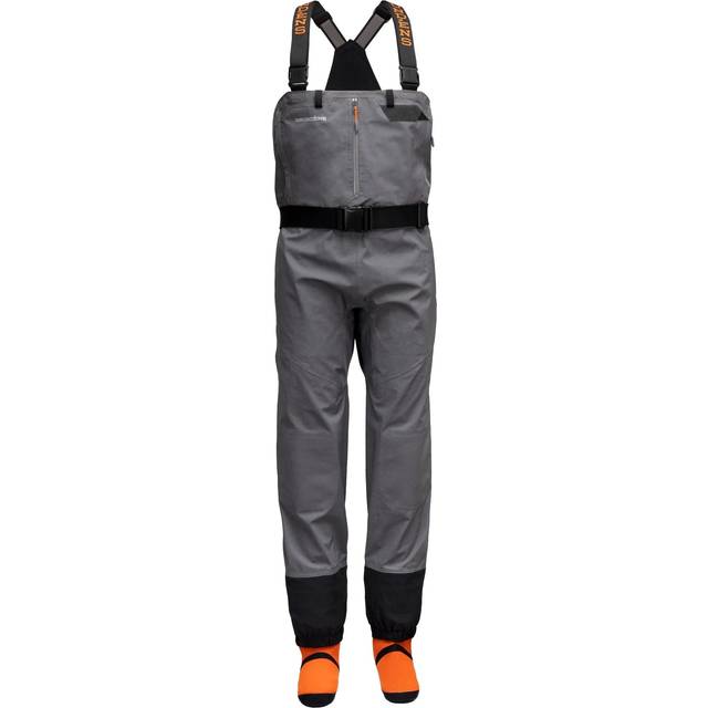 Grundens Vector Stockingfoot Anchor Waders - Large UK 8-10 - Stone/Otter