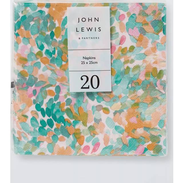 John Lewis Confetti Paper Cocktail Napkins, Pack of 20