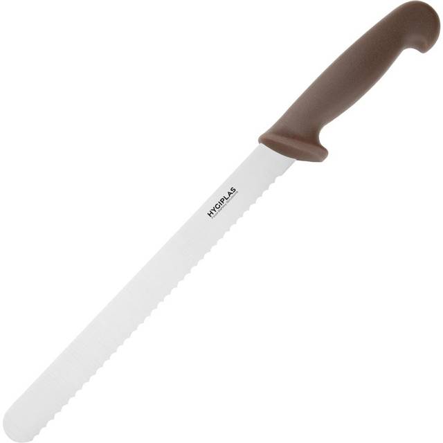 Hygiplas Slicer Serrated Brown 24.8cm