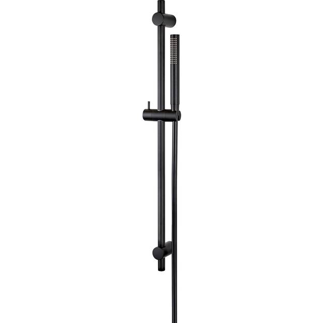 Vema Maira Black ABS Riser Rail w/Hose &amp; Handset