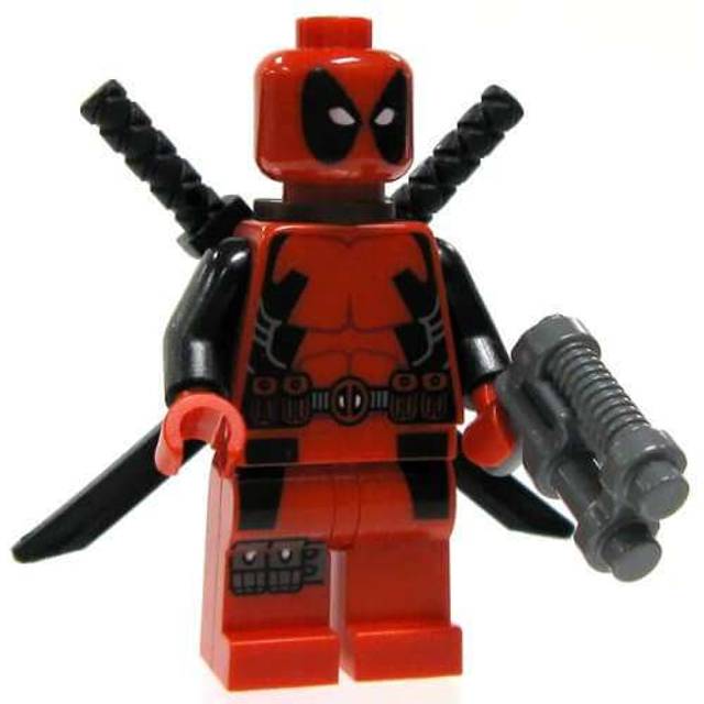 LEGO Marvel Super Heroes Deadpool Minifigure from 6866