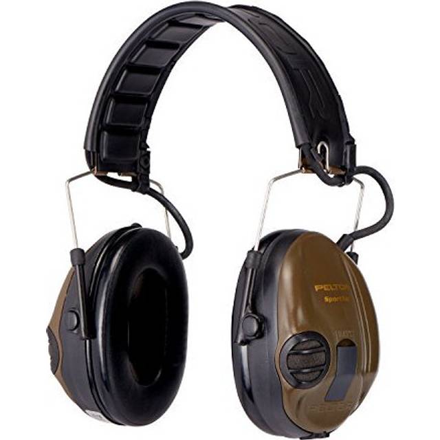 3M Peltor SportTac Headset ? Level Dependent Active Hearing Protection for Shooters, with Impulse Noise Control, 26 dB, Orange/Green