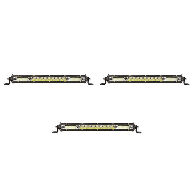 3pcs 12 Inch LED Light Bar Work Roof Lights 12V 24V Flood Spot Beam Driving Lamps Offroad SUV Truck
