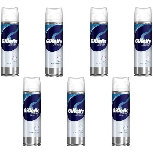 Gillette Shaving Foam Pure Sensitive 245g [Bulk Purchase] & [x7 pieces]