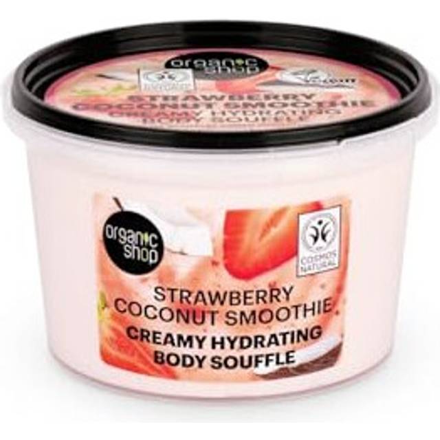 Organic Shop Strawberry Coconut Smoothie Body Souffle 250ml