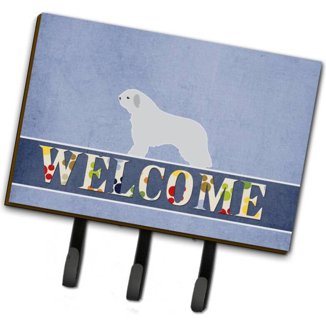 """""Caroline's Treasures Spanish Water Dog Welcome Wall Hook  Triple  Multicolor"""""