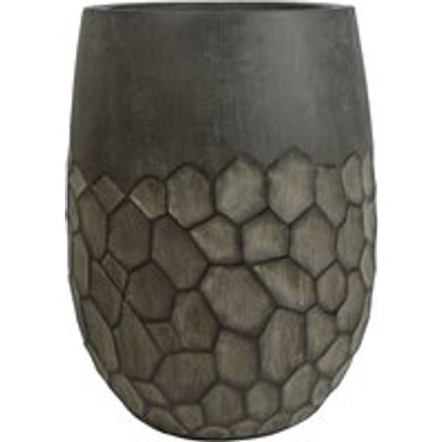 Handmade Pot Planter - Grey (38cm H x 27cm W x 27cm D)