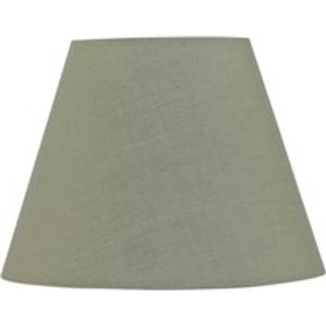 Sage Green Cotton 20cm Diameter Tapered Fabric Lamp Shade - One Size
