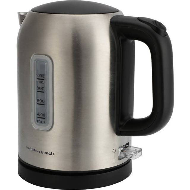 Compact 1L Kettle Brushed Stainless Steel - Silver - One Size