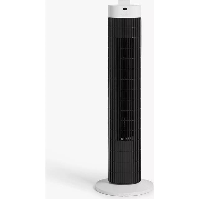 John Lewis Tower Fan, 30 inch, White/Black