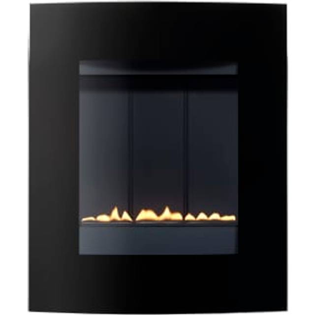 Focal Point Ebony Flueless Gas Fire - Black