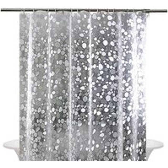Cyslmuk - 180 x 200 cm Shower Curtain, Anti-Mold, Waterproof Bathtub, eva, Shower Curtain Rings