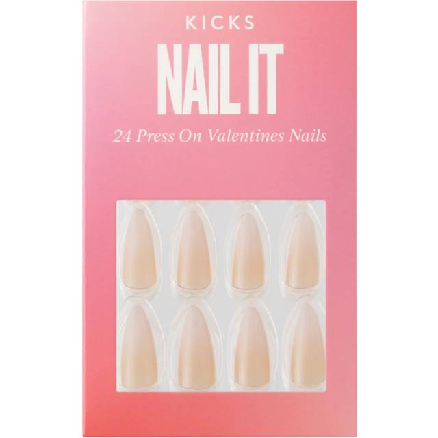 Press On Nails Valentines French