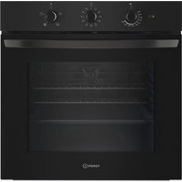 Indesit Click&Clean IO 233 B UK Built In Electric Single Oven - Black - A Rated