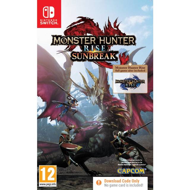 Monster Hunter Rise Sunbreak Code in a Box Nintendo Switch Action