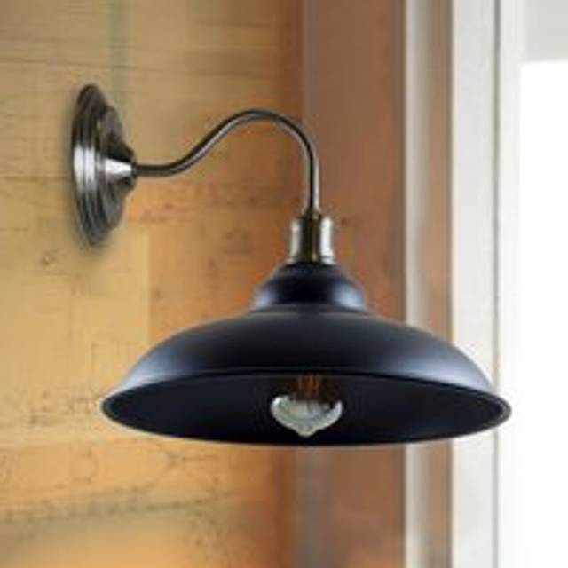 Black colour Modern Industrial Indoor Wall Light Fitting Painted Metal Lounge Lamp~1665