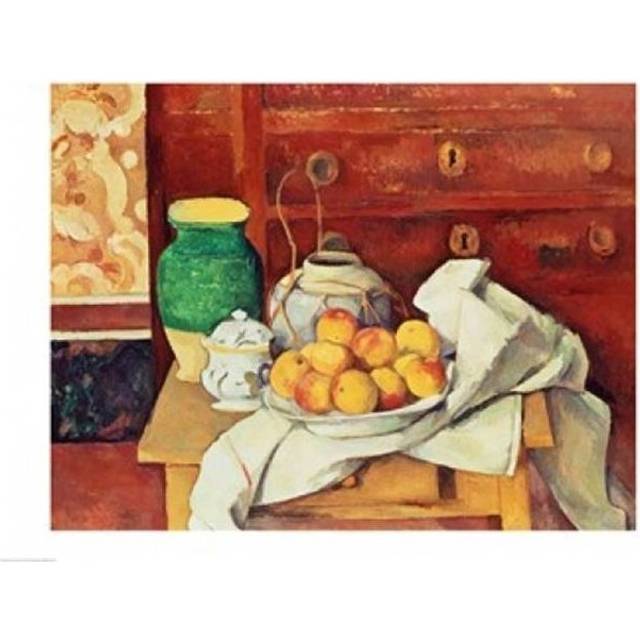Still Life with A Chest of Drawers 1883-87 Poster Print by Paul Cezanne - 36 x 24 in. - Large