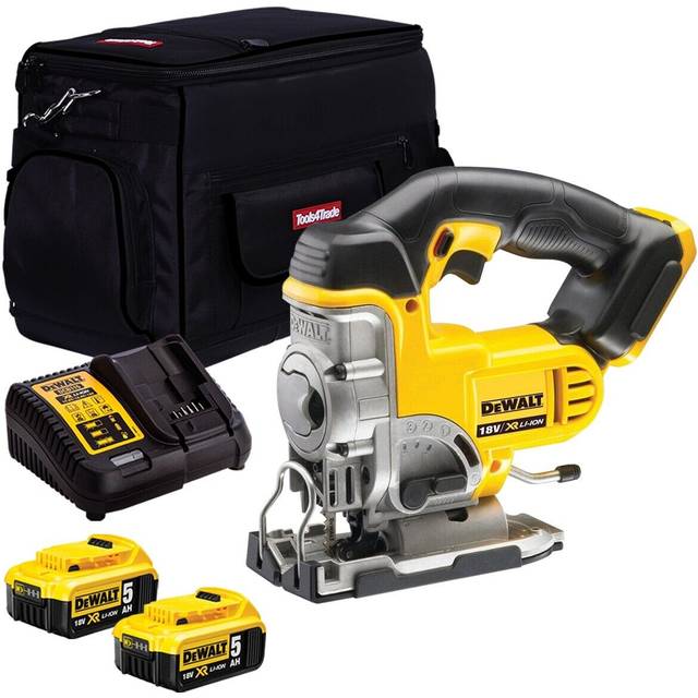 Dewalt DCS331N 18V Cordless Jigsaw with 2 x 5.0Ah DCB184 Batteries & DCB115 Charger in DWST171195 TStak Case