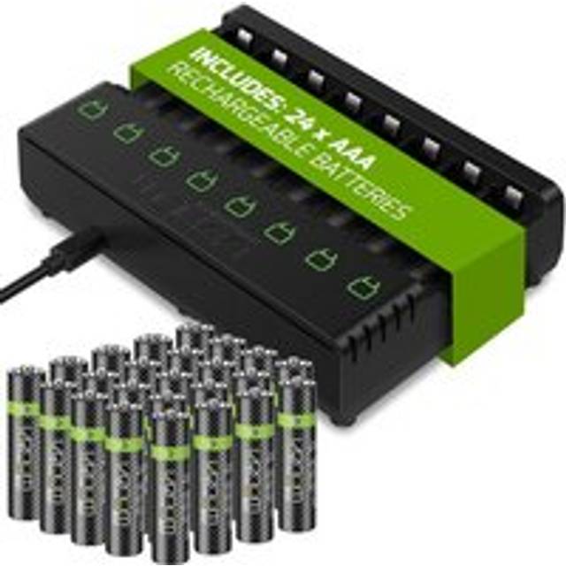 Venom Battery Charging Dock plus 24 x AAA 800mAh Batteries