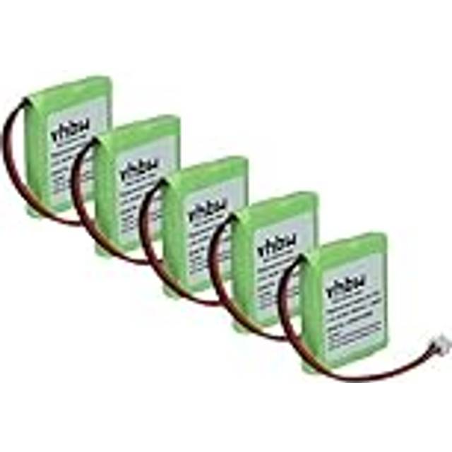 Vhbw - 5x Battery Replacement for Siemens V30145-K1310-X382, S30852-D1751-X1 for Wireless Landline Phone (650 mAh, 2.4 v, NiMH)