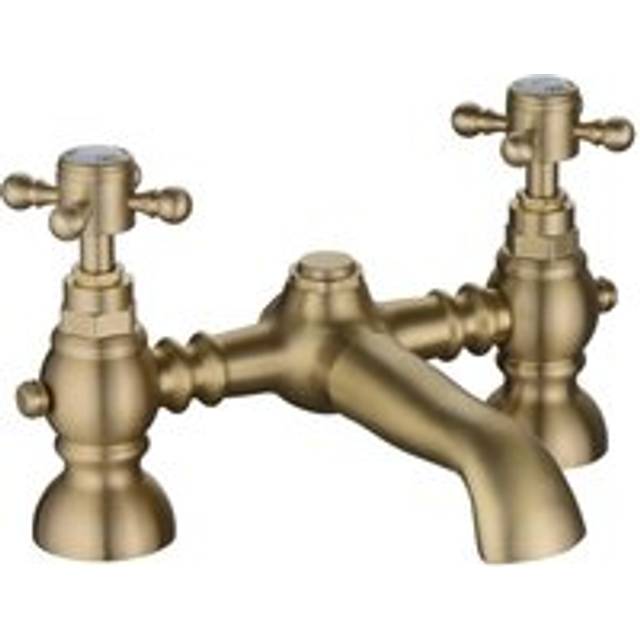 Chic Bath Filler Tap Brushed Brass - Gold - One Size
