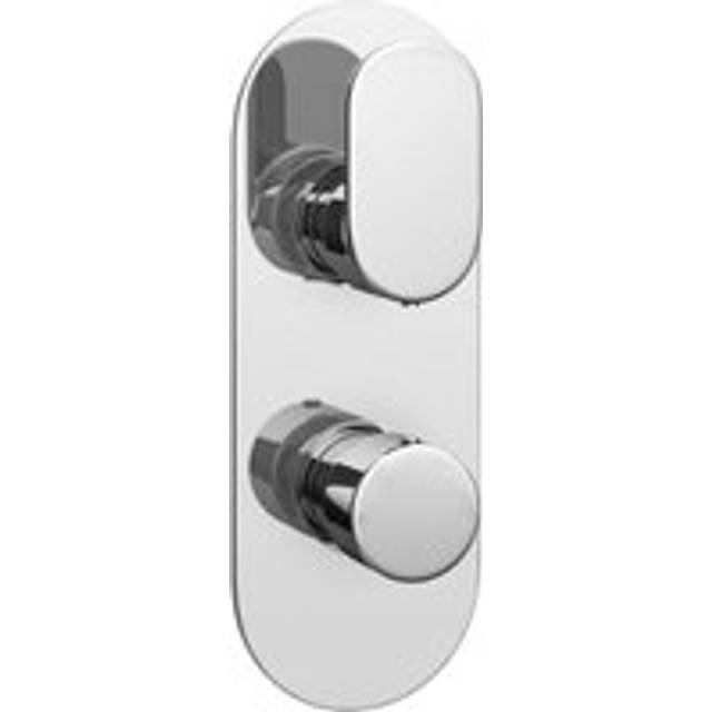 Concealed Thermostatic Shower Mixer Valve - Metallic Silver - One Size
