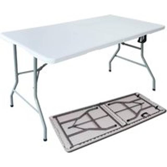 Ricomex Heavy Duty White 5ft Folding Banquet Table - House of Home - 70 x 152 x 74cm