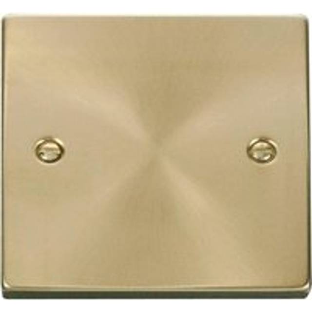 Se Home - Satin / Brushed Brass 1 Gang Blank Plate