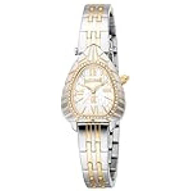 Just Cavalli, Accessoarer, Dam, ONE Size, Elegant Quartz Analog Watch with Logo - yellow (ONE SIZE)