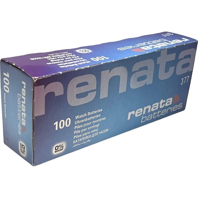 Wholesale 100 x renata 377 sr626sw swiss made ag4 watch replacement batteries.