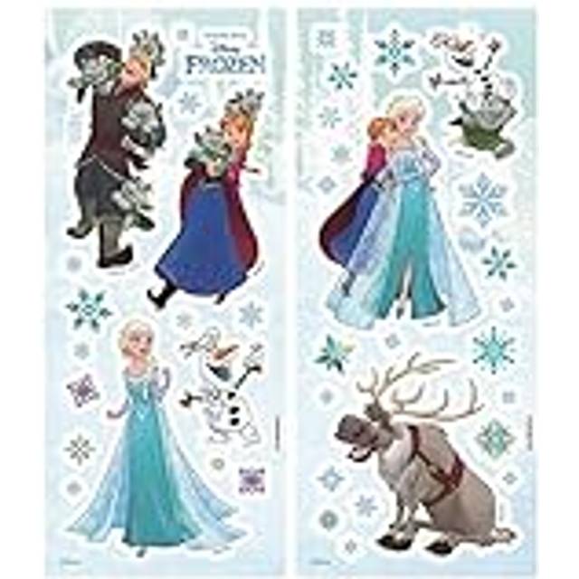 Disney Deco Sticker Frozen | 14 x 33 cm | Wall Sticker, Wall Sticker, Wall Sticker, Frozen, Elsa, Anna, Princesses, Children's Room | 14803