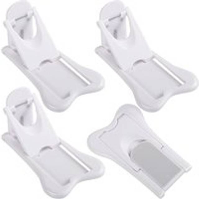 Alwaysh - Set of 4 Sliding Door Stops, Child Safety Window Self-Adhesive Baby Safety Door Block Home Safety Protection Without Drilling for Door