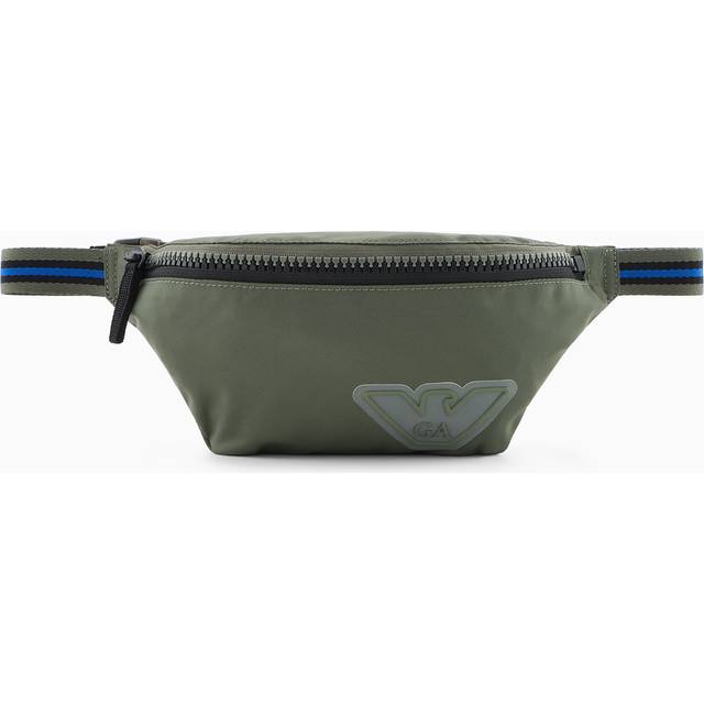 Emporio Armani Boys Green Eagle Belt Bag (30Cm)