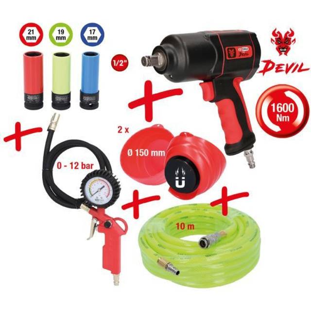 Slagskruvdragarsats (tryckluft) KS TOOLS 515.2100