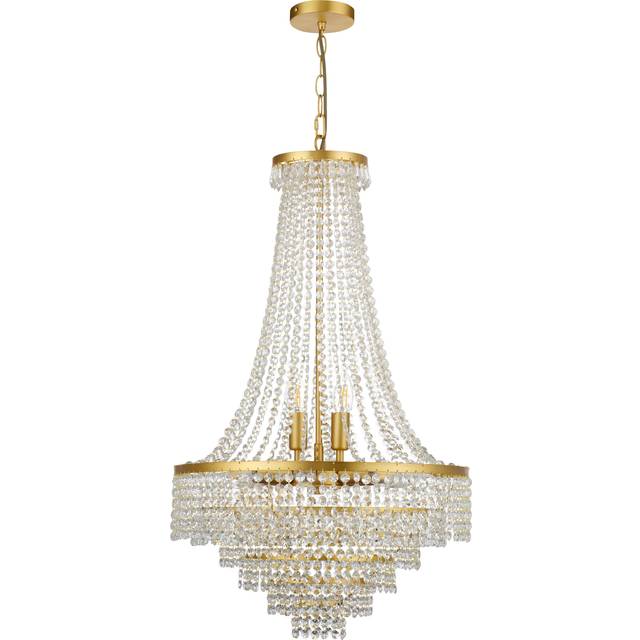 John Lewis Heera Extra Large Chandelier, Vintage Gold