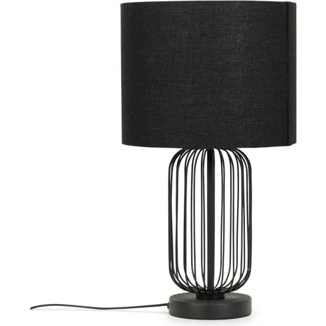 Gabbia Metal Table Lamp - Black - One Size - ValueLights