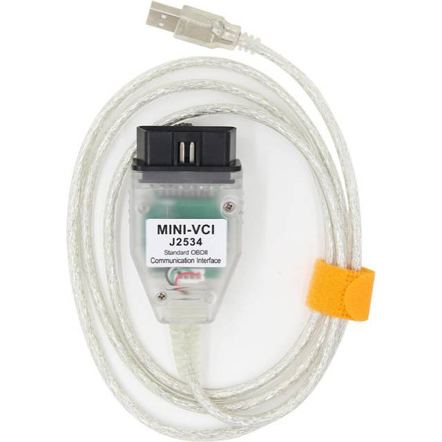 Mini Vci For Toyota Tis Techstream V18.00.008 Minivci Ftdi For J2534 Auto Scanner Obd Obd2 Car Diagnostics Cable Mini-vci Cable