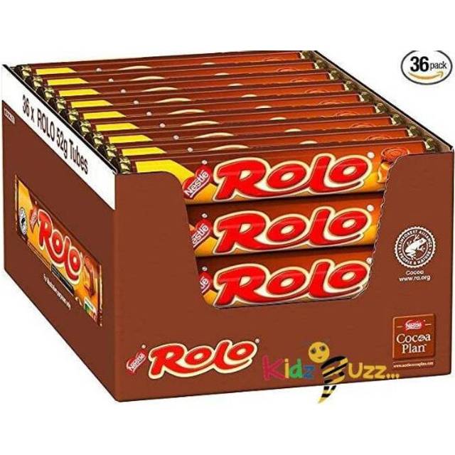Rolo Milk Chocolate with Caramel Centre Sweets - 36 Rolls