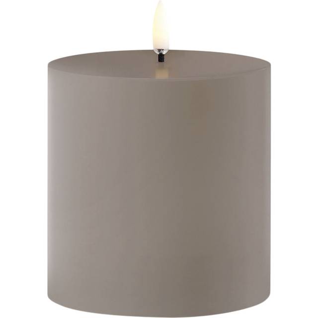 Uyuni Lighting - Outdoor Pillar Candle LED 8,4x10 cm Sandstone