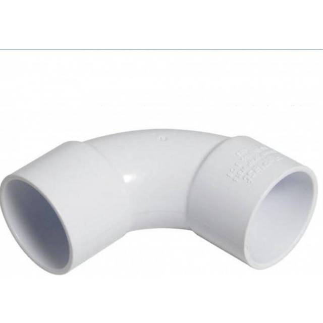 FloPlast Solvent Weld Waste Bend Swept - 92.5 Degree x 32mm White