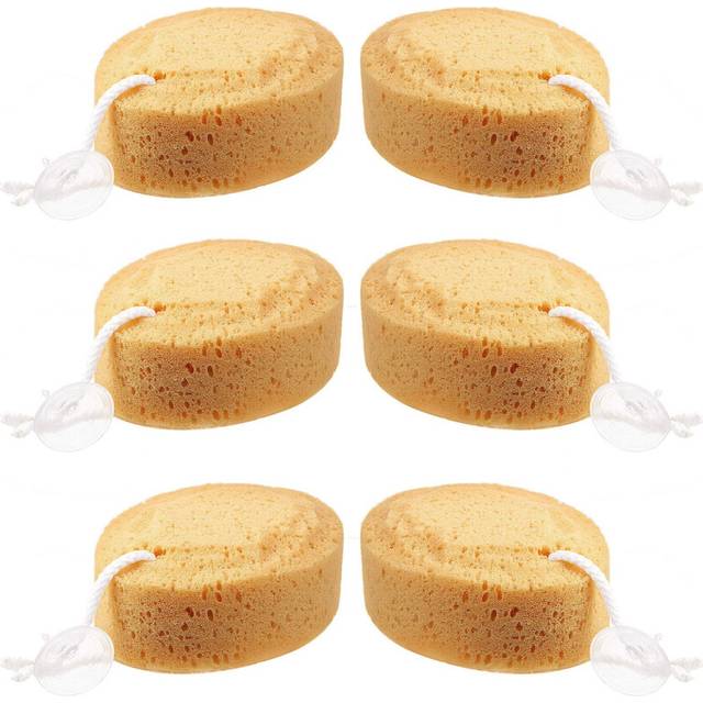 6 Pieces Foam Body Sponge Soft Exfoliating Bath Sponge Shower Sponge Body Scrubber for Adults and Kids Body