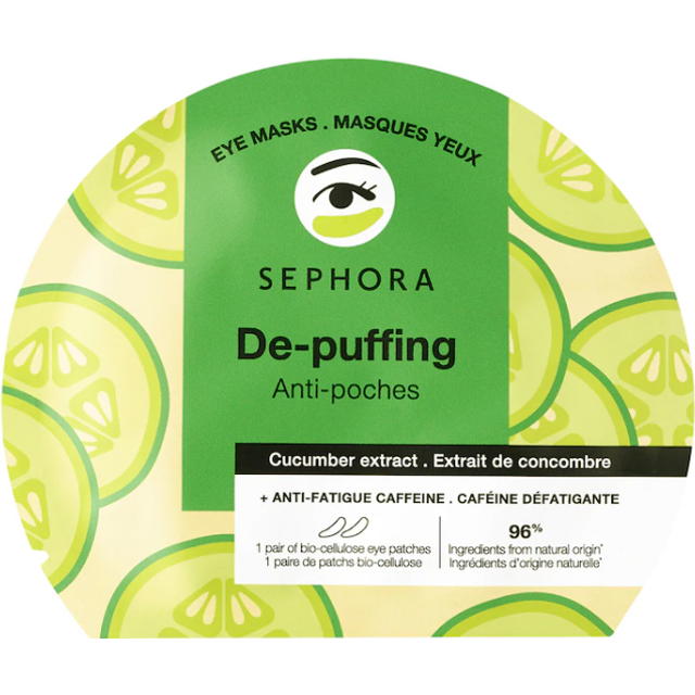 Sephora Collection Anti-Fatigue Bio-Cellulose Eye Masks Cucumber