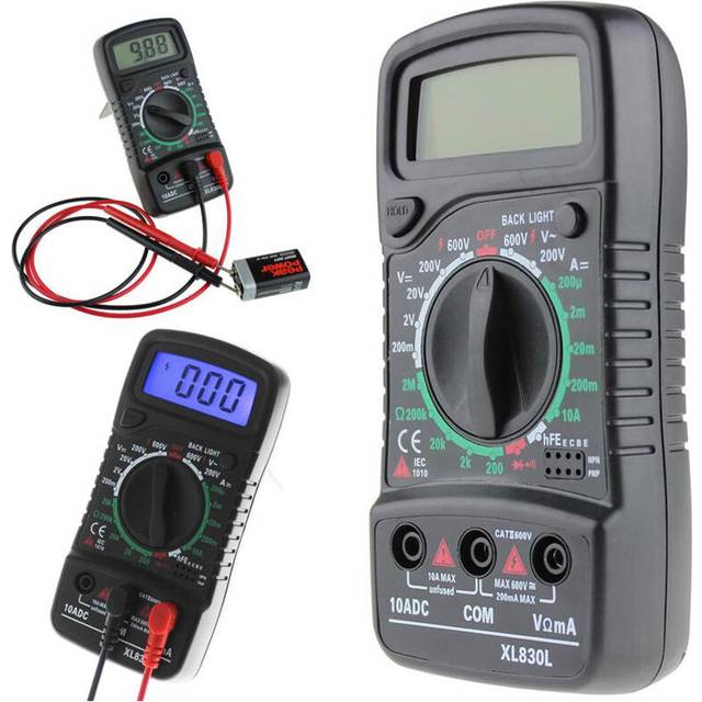 Digital LCD Multi Meters Volt Meterr Ammeter AC/DC/OHM Volt Current Tester